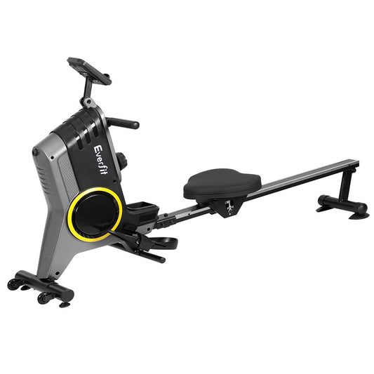 Everfit Rowing Machine 12 Levels Magnetic Rower Fitness Gym Cardio Workout-0