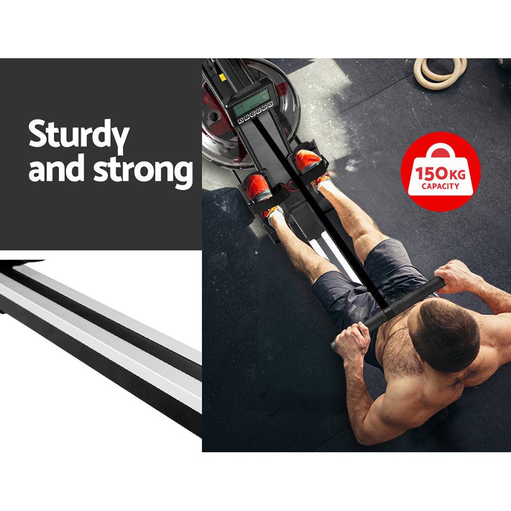 Everfit Rowing Exercise Machine Rower Water Resistance Fitness Gym Home Cardio-4