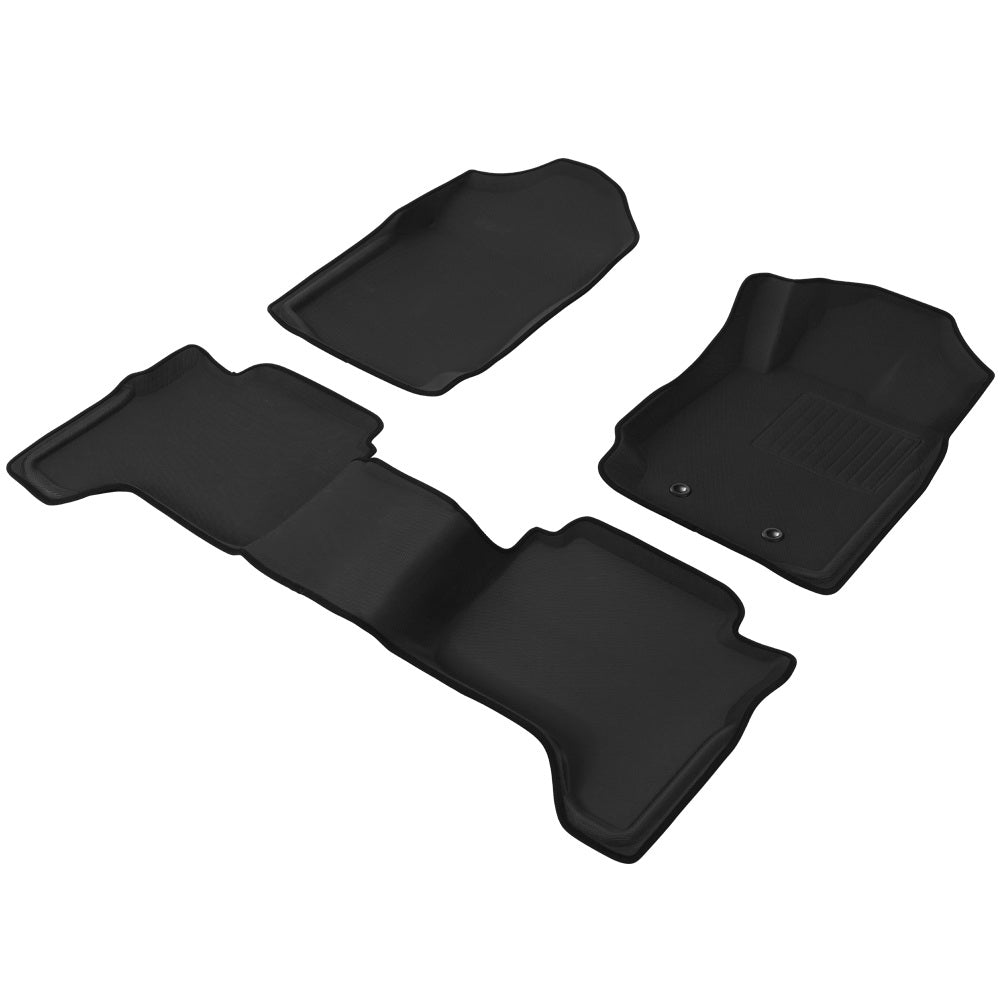 Weisshorn Car Floor Mats Rubber Fits Ford Ranger PX PX2 PX3 Dual Cab 2011-2022 3D-1