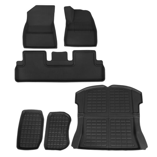 Weisshorn Car Rubber Floor Mats for Tesla Model 3 Trunk Toolbox Cargo Mat Carpet-0