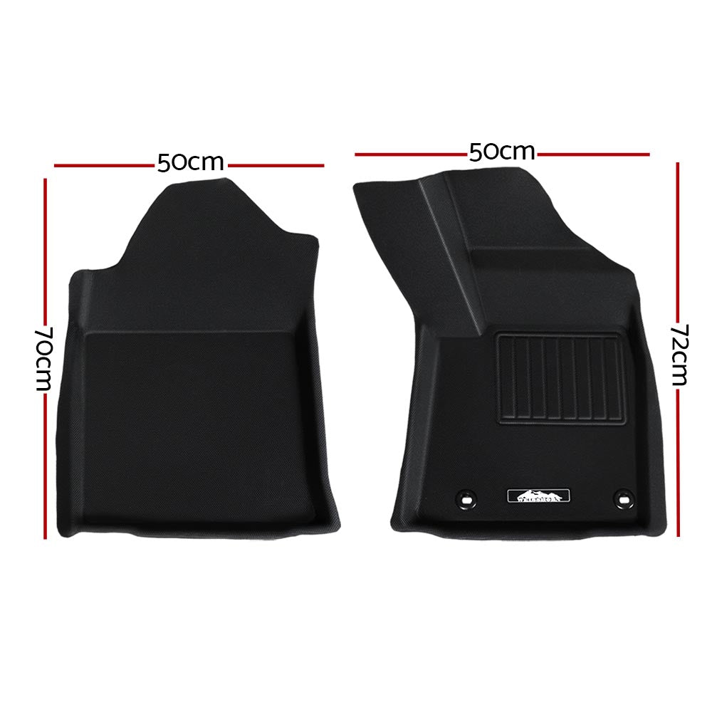 Weisshorn Car Rubber Floor Mats Compatible For Toyota Hilux Dual Cab 2015-2022-1