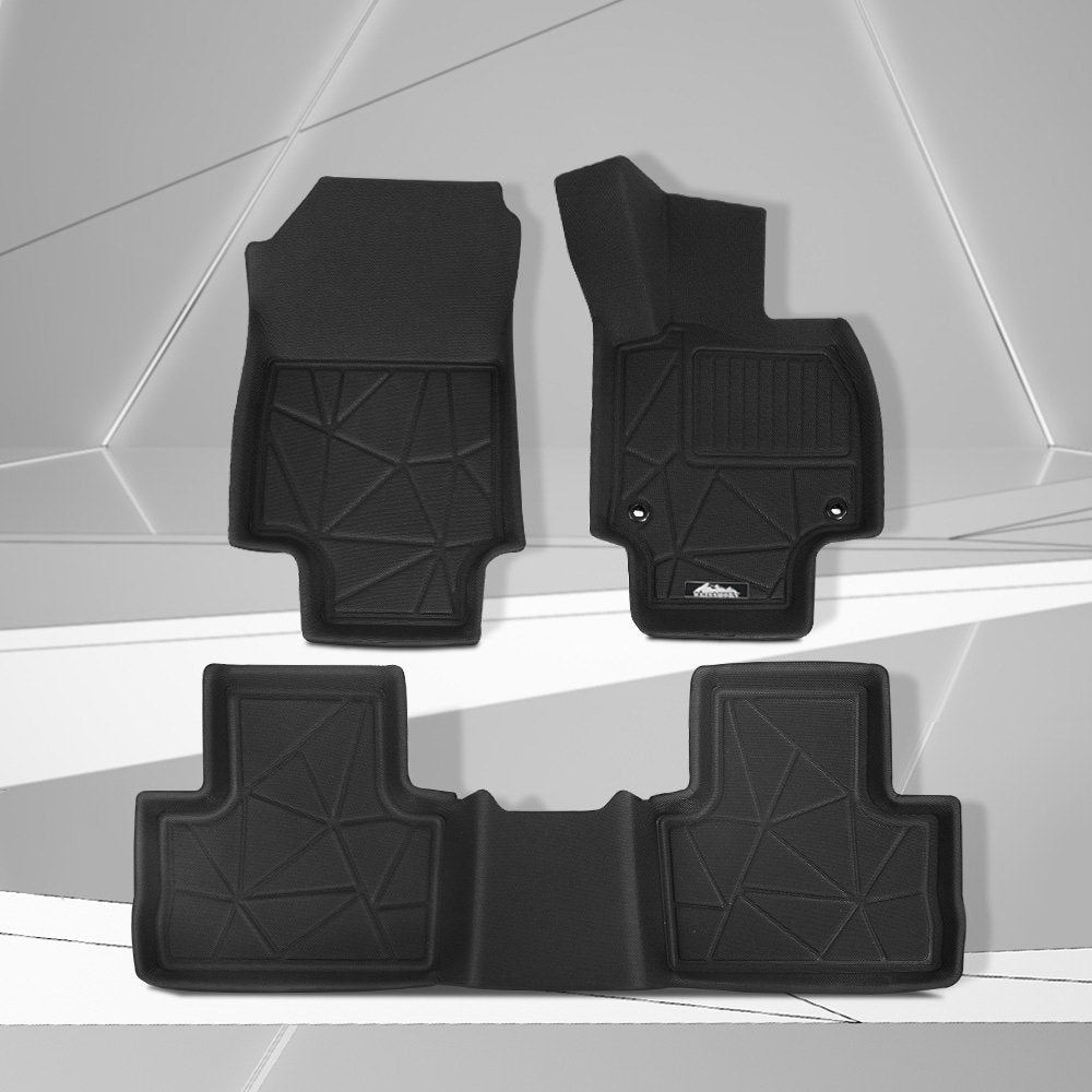 Weisshorn Car Rubber Floor Mats Front And Rear Compatible For Toyota RAV4 2019-2022-7