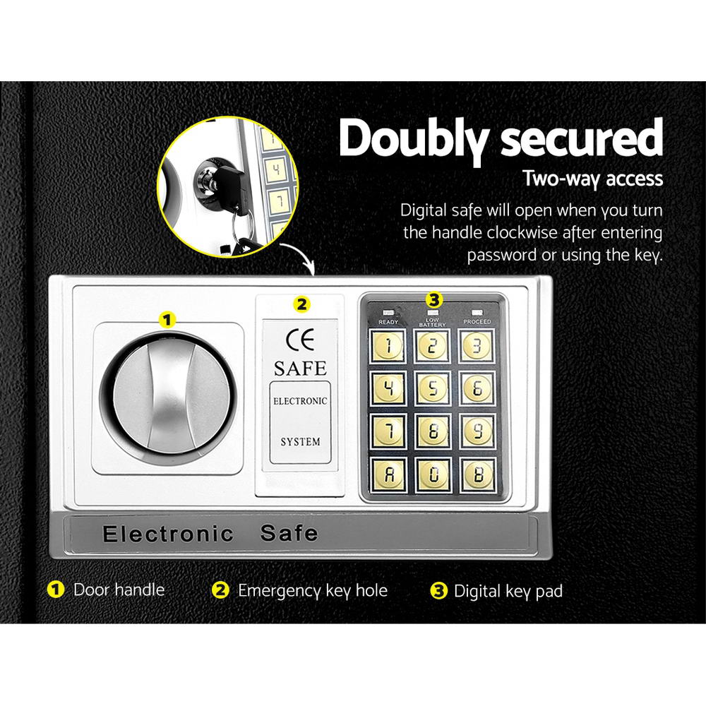 UL-TECH Security Safe Box 8.5L-4