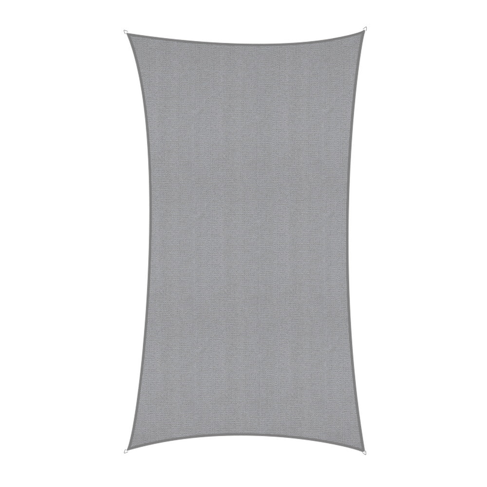 Instahut Sun Shade Sail Shadecloth Canopy Rectangle 280gsm 4x6m-0