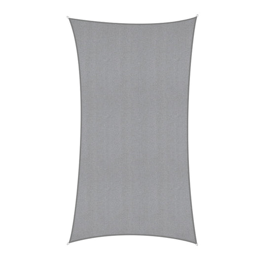 Instahut Sun Shade Sail Shadecloth Canopy Rectangle 280gsm 4x6m-0