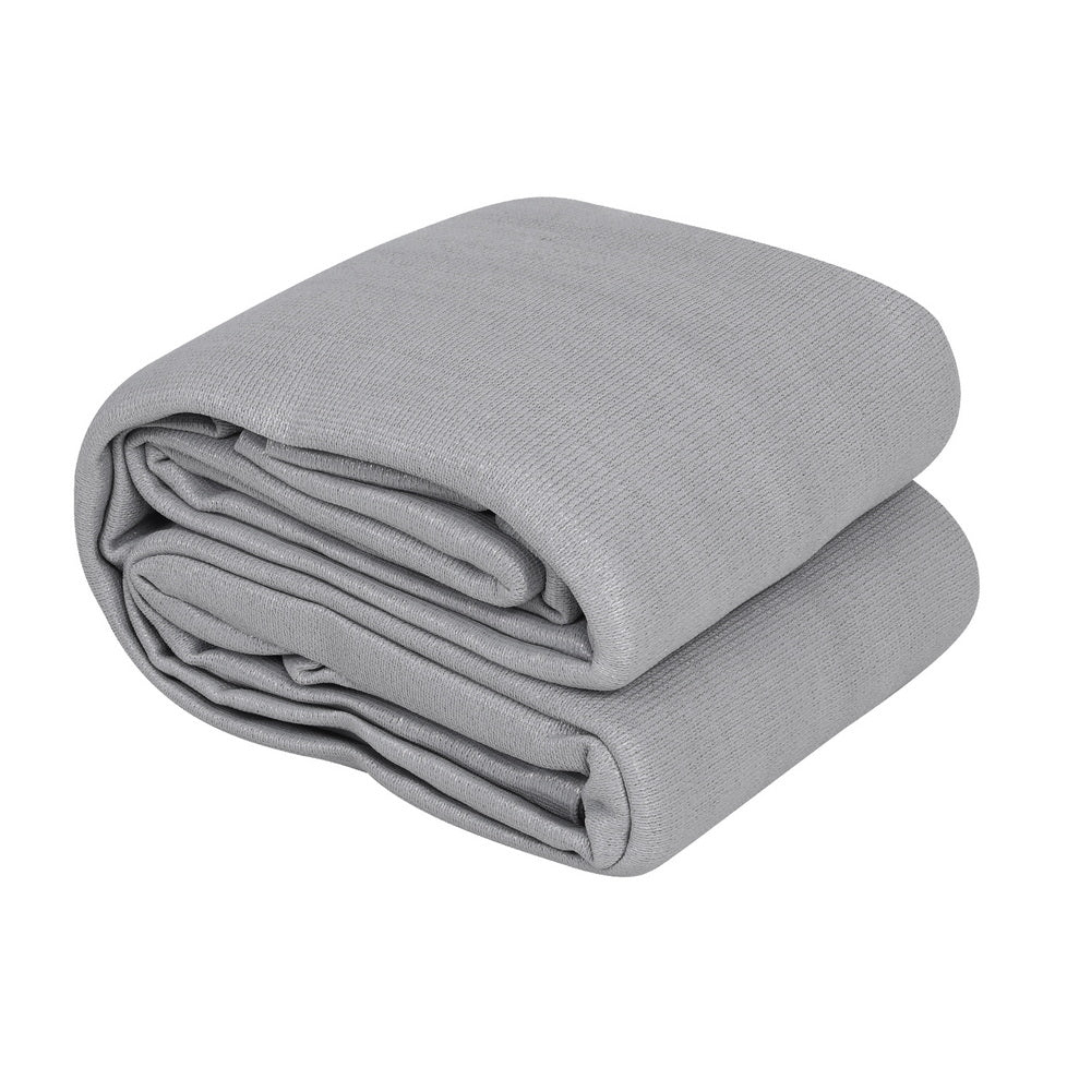 Instahut Sun Shade Sail Shadecloth Canopy Rectangle 280gsm 4x6m-2