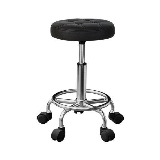Artiss Salon Stool Round Swivel Chairs-0