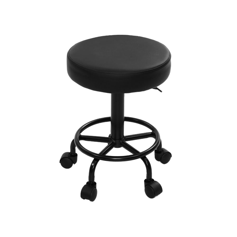 Artiss Salon Stool Round Swivel Chair-3