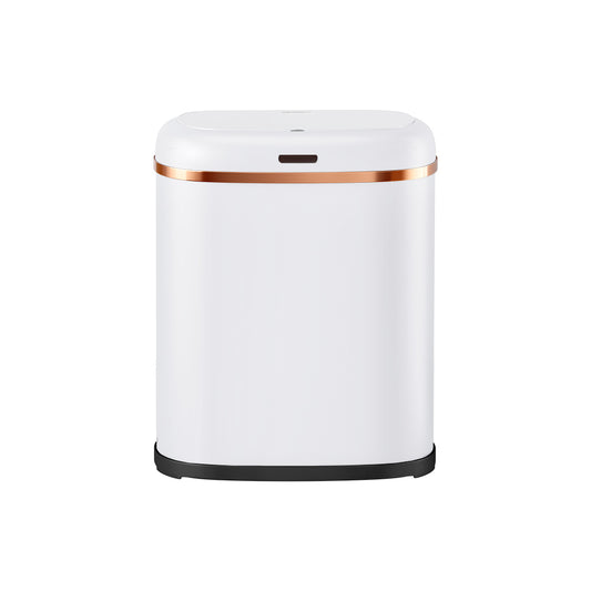 Devanti 38L Motion Sensor Bin Rubbish Automatic White-0