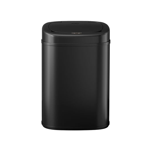 Devanti 82L Motion Sensor Bin Rubbish Automatic Black-0