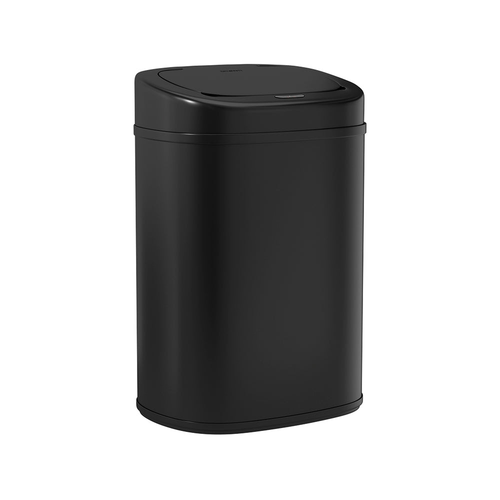 Devanti 82L Motion Sensor Bin Rubbish Automatic Black-2