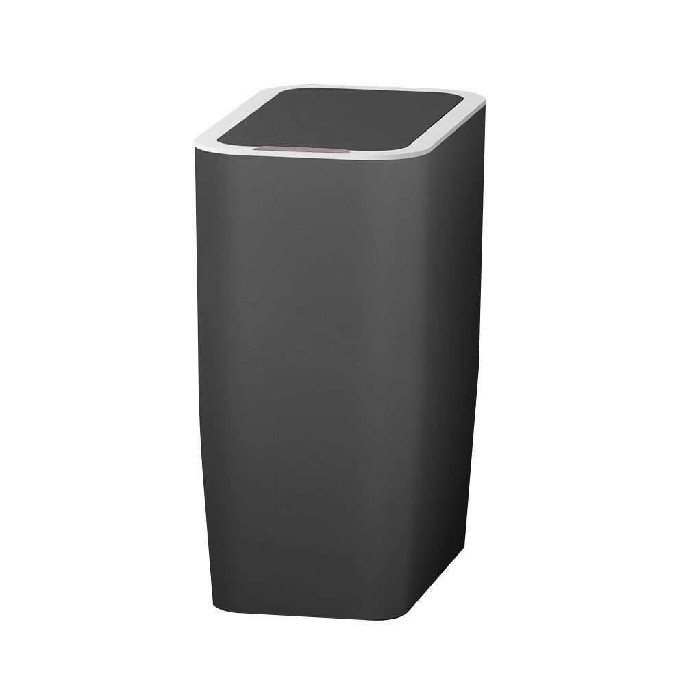 Devanti 9L Motion Sensor Bin Rubbish Automatic Ash Black-0