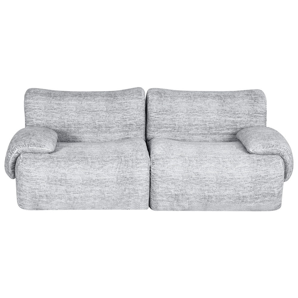 Artiss 2 Seater Sofa Modular Sectional Sofas Couch Bed No Assembly Living Room Grey-0