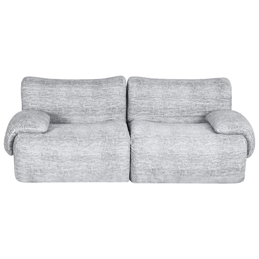 Artiss 2 Seater Sofa Modular Sectional Sofas Couch Bed No Assembly Living Room Grey-0
