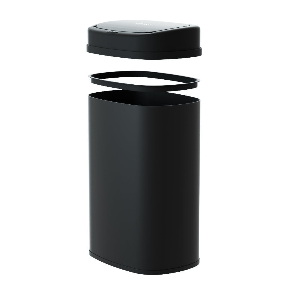 Devanti 50L Sensor Bin Motion Rubbish Automatic Black-2