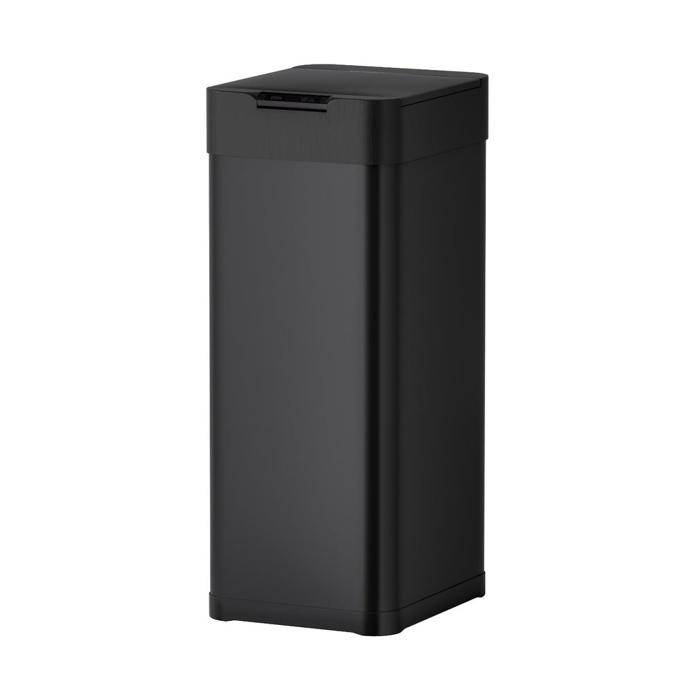 Devanti 50L Sensor Bin Motion Rubbish Bins Kitchen Automatic Trash Can Black-0