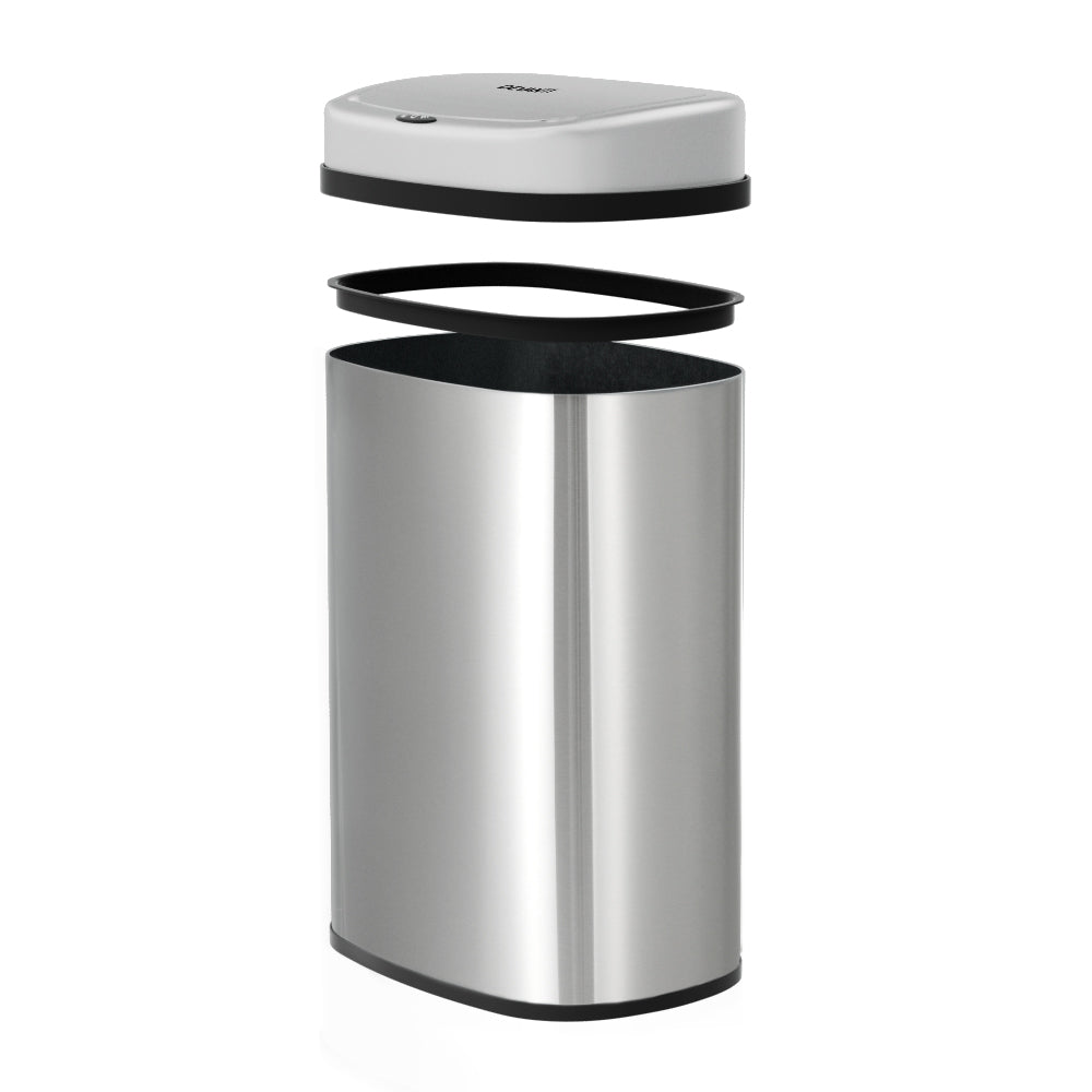 Devanti 50L Sensor Bin Motion Rubbish Automatic Silver-2