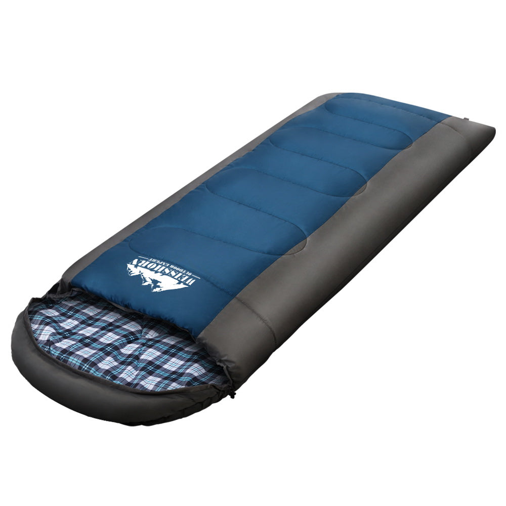 Weisshorn Sleeping Bag Single Thermal Camping Hiking Tent Blue -20°C-2