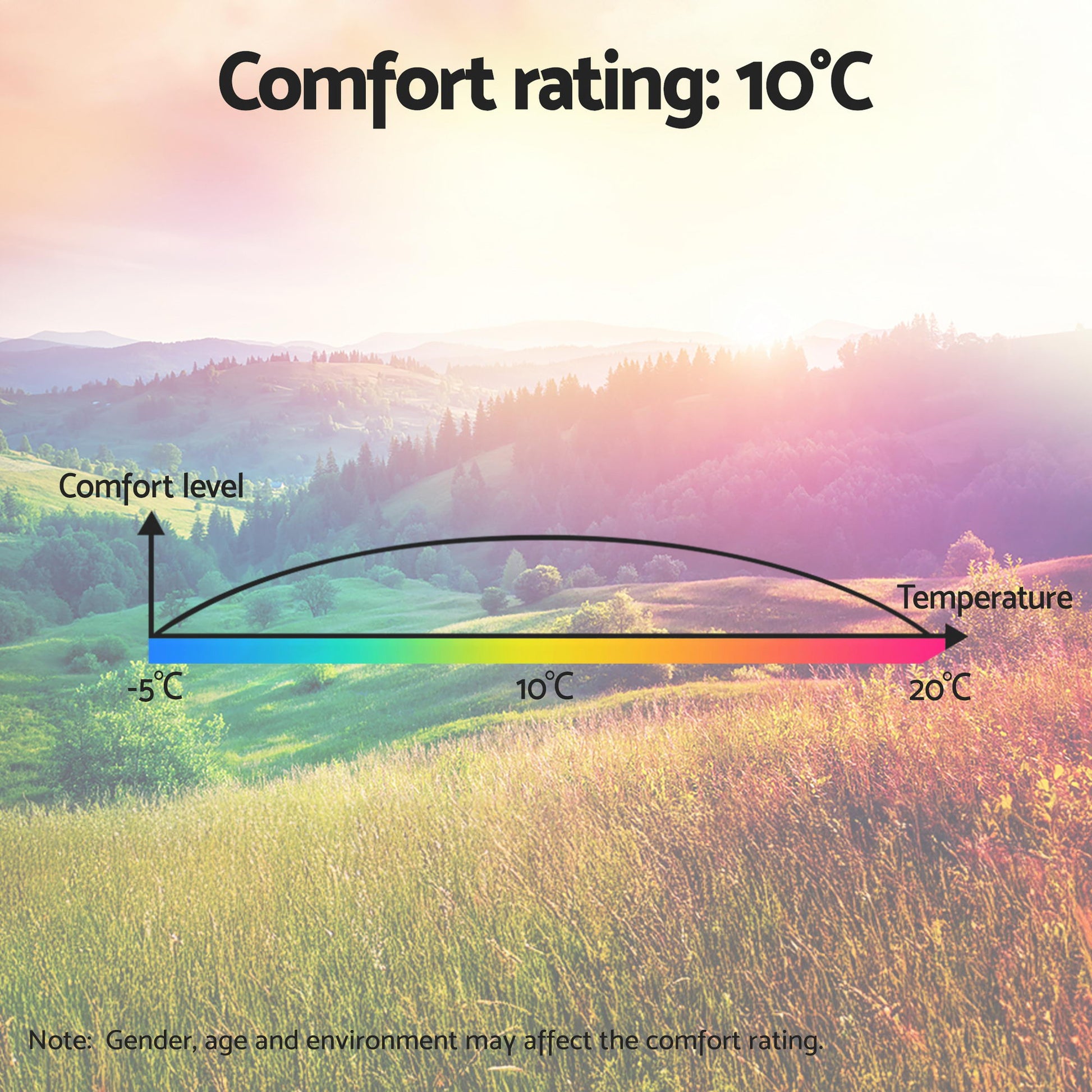 Weisshorn Sleeping Bag Single 213cm Thermal Camping Hiking Pink-6