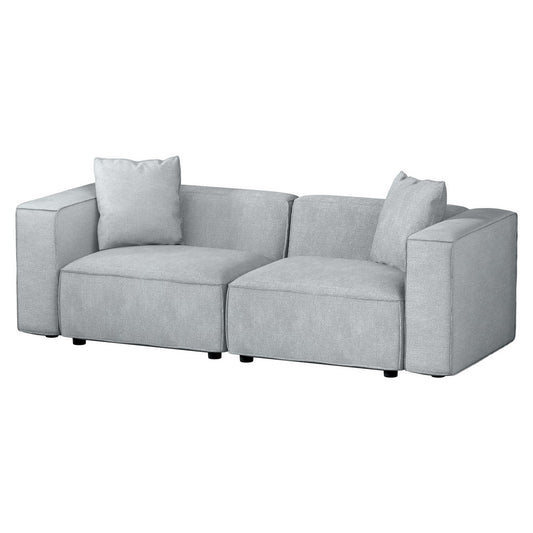 Artiss Modular Sofa Chaise Set 2-Seater Grey-0