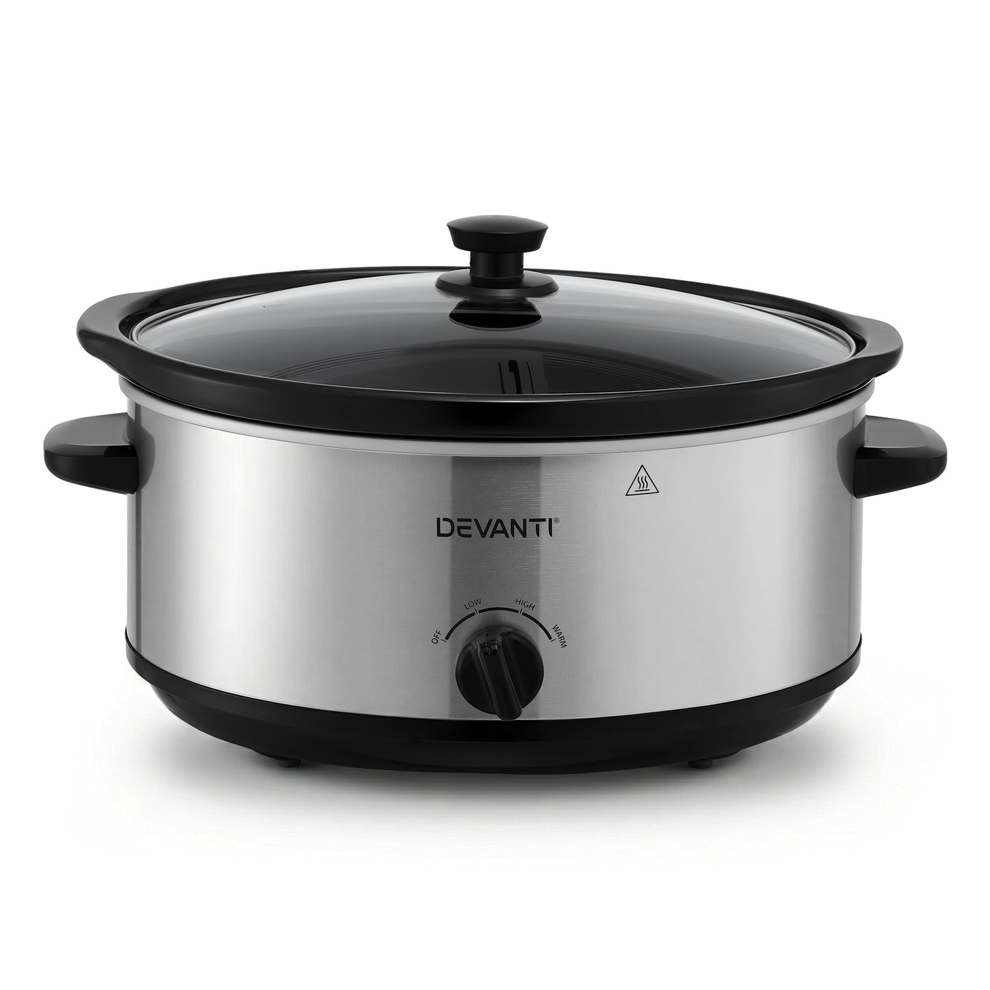 Devanti 6.5L Slow Cooker Electric Multi Cooker with 3 Heat Settings and Keep Warm Function