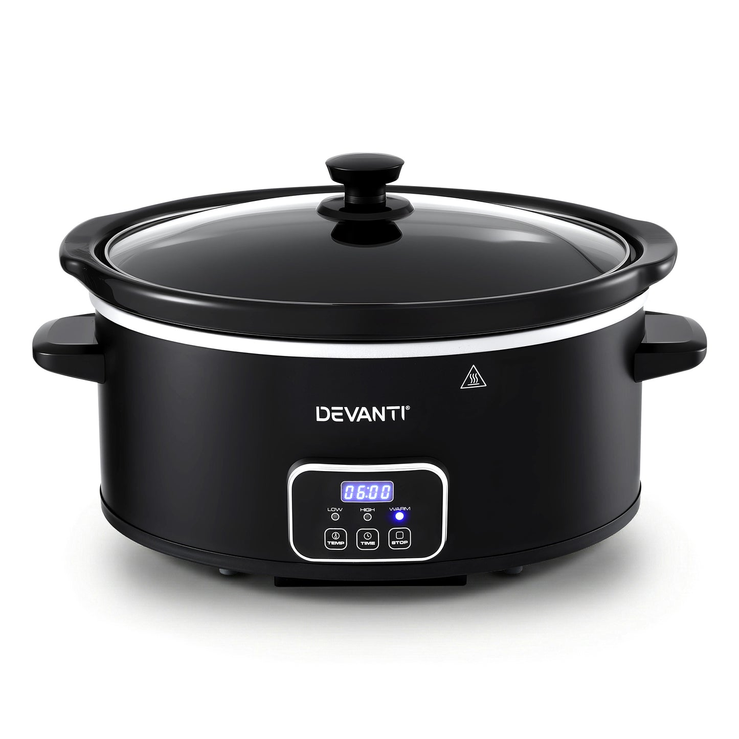 Devanti 5.6L Slow Cooker Electric Multi Cooker with 3 Heat Settings and Keep Warm Function