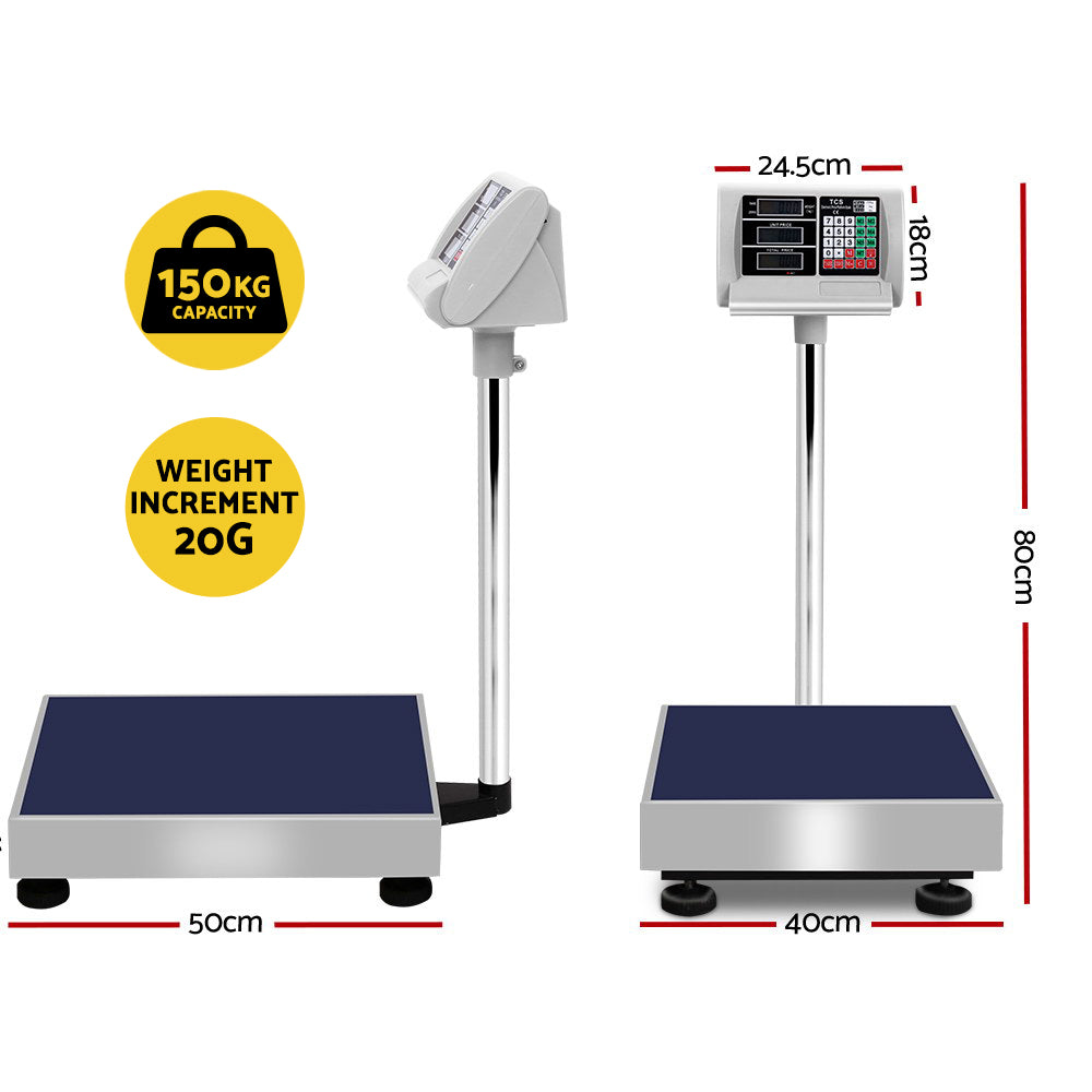 Emajin Platform Scales Digital 150KG Electronic Scale Counting LCD-1