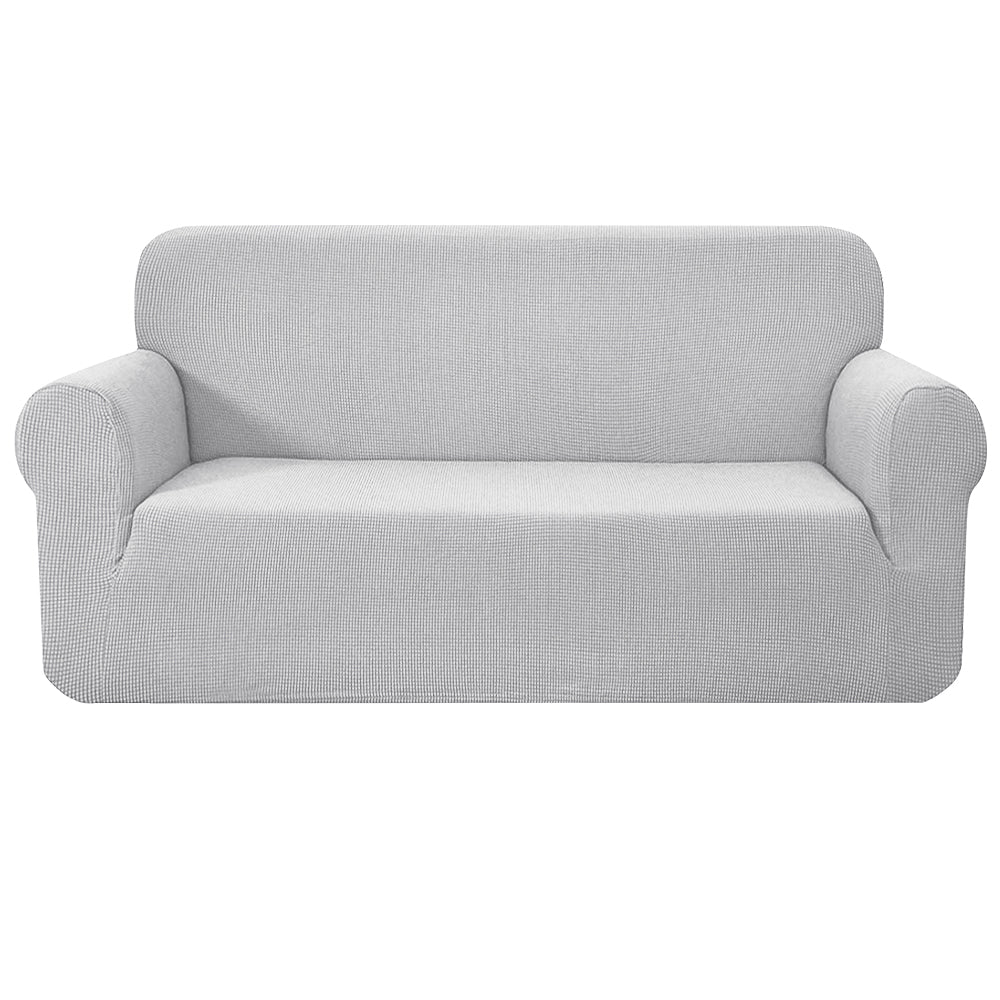 Artiss Sofa Cover Couch Covers 3 Seater High Stretch Grey-0