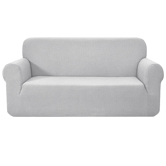 Artiss Sofa Cover Couch Covers 3 Seater High Stretch Grey-0