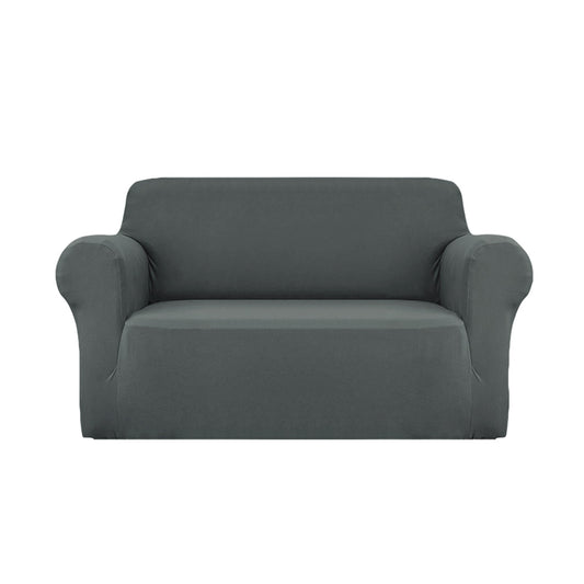 Artiss Sofa Cover Couch Covers 2 Seater Stretch Grey-0