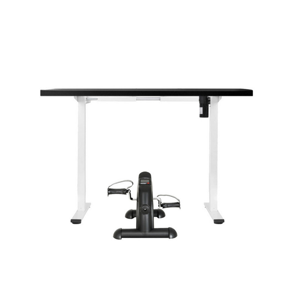 140cm Artiss Electric Standing Desk with Mini Pedal Exercise Bike Home Office-2