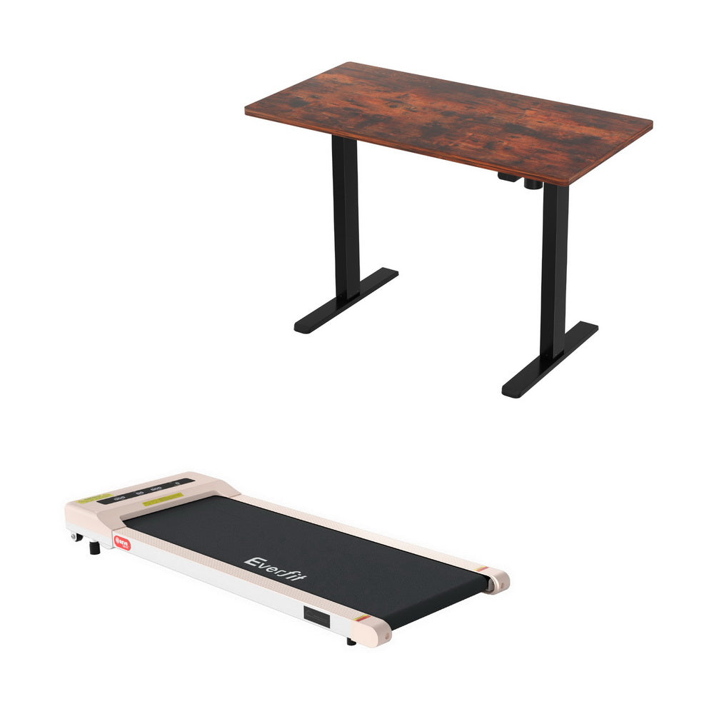 Artiss 360mm Treadmill Electric Walking Pad with 140cm Automatic Standing Desk-0