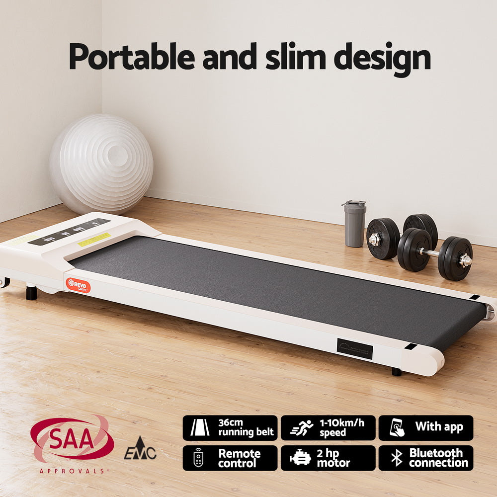 Artiss 360mm Treadmill Electric Walking Pad with 140cm Automatic Standing Desk-5