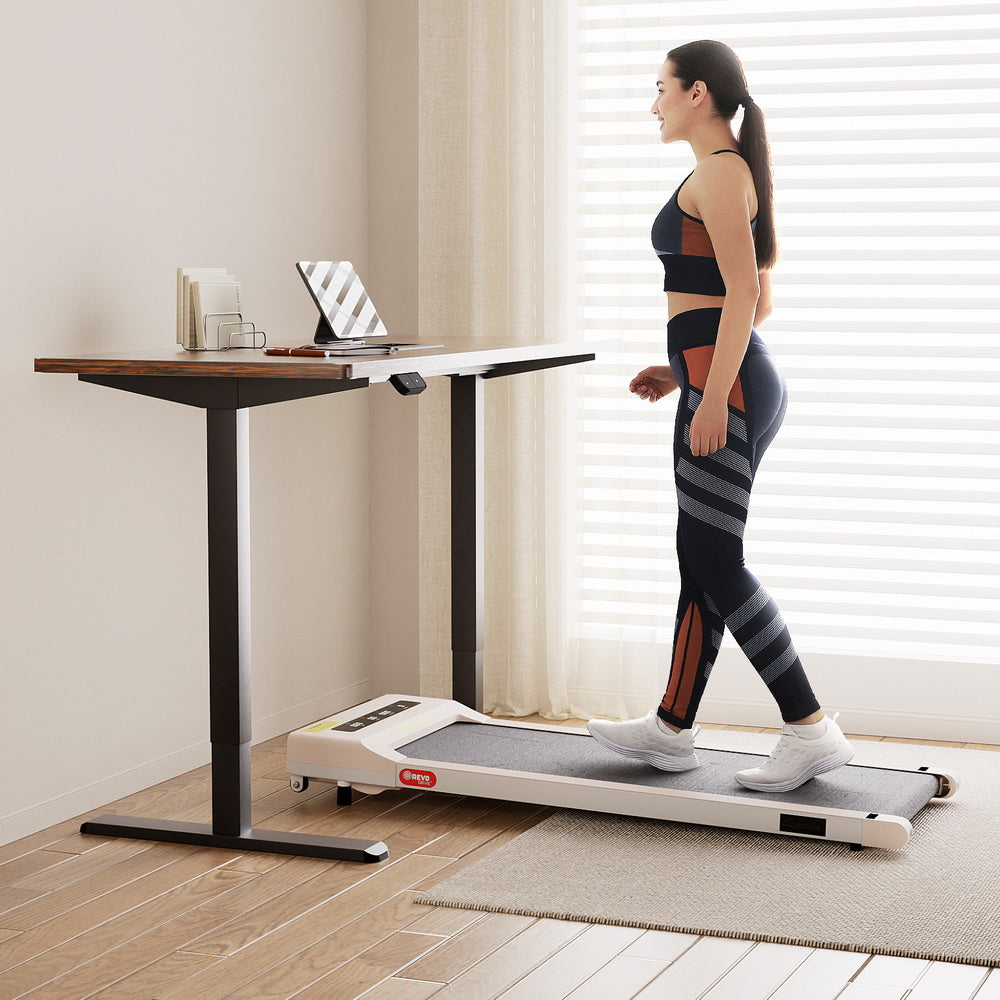 Artiss 360mm Treadmill Electric Walking Pad with 140cm Automatic Standing Desk-6