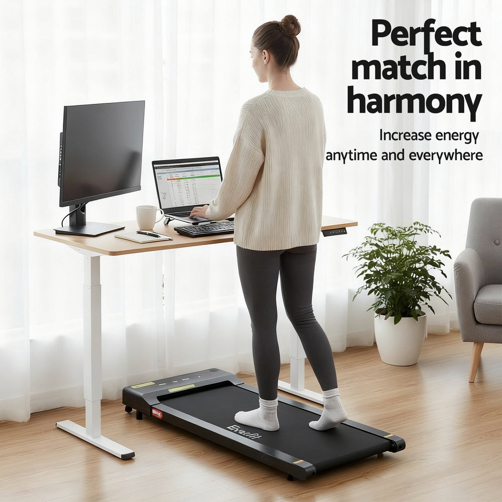 Artiss Electric Treadmill with 140cm Automatic Standing Desk Walking Pad 400mm-3