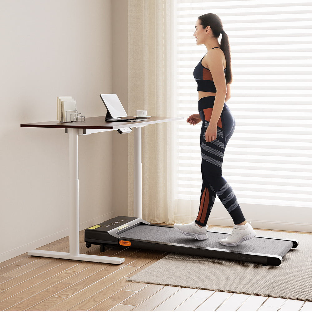Artiss 400mm Treadmill Electric Walking Pad with 120cm Automatic Standing Desk-7