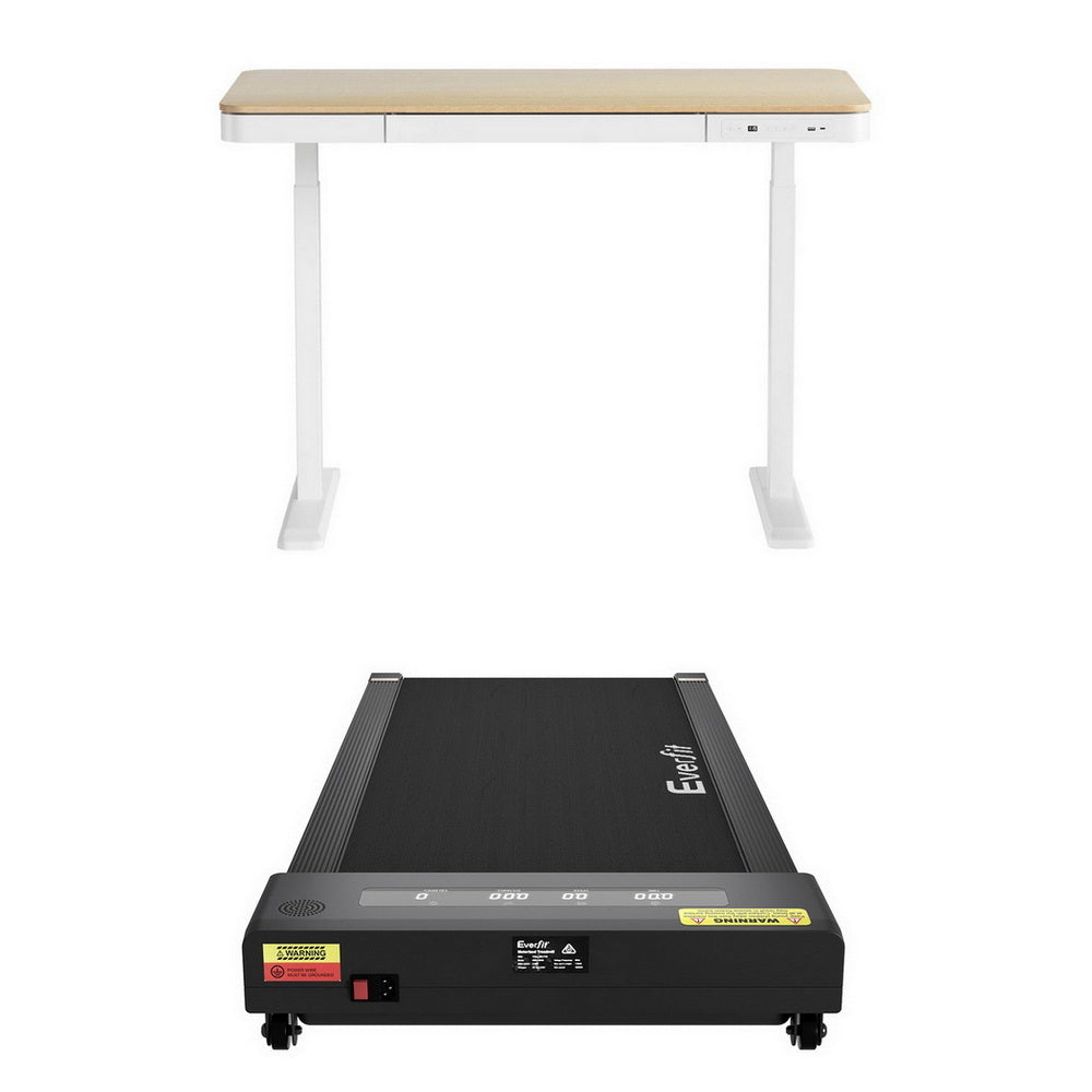Artiss Electric Treadmill with 120cm Automatic Standing Desk Walking Pad 400mm-2