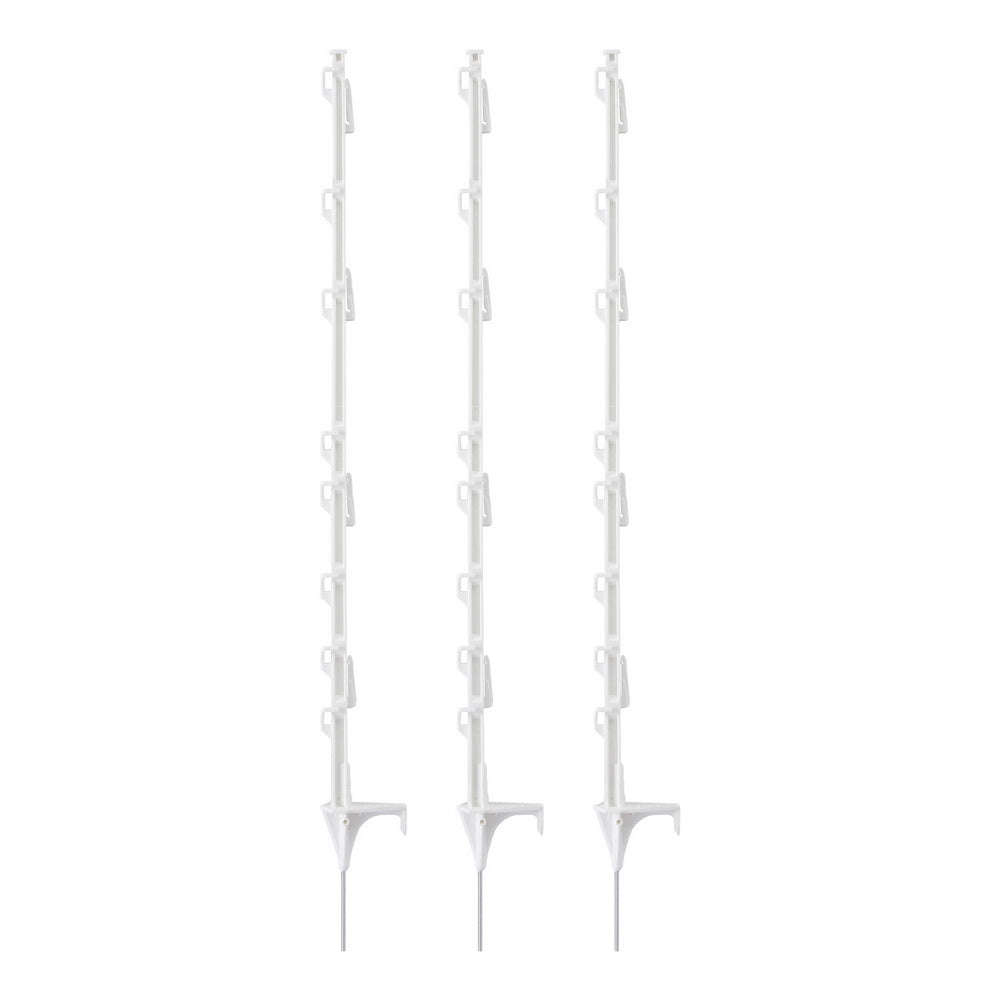 Giantz Electric Fence Posts 20pcs Electric Fence Poly White-2
