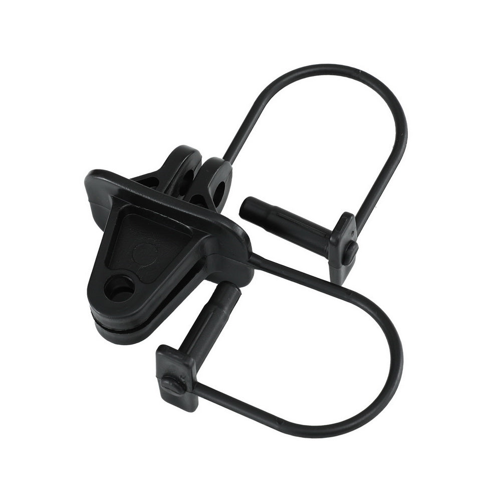 Giantz Electric Fence Insulators 200pcs Pinlock Black-0