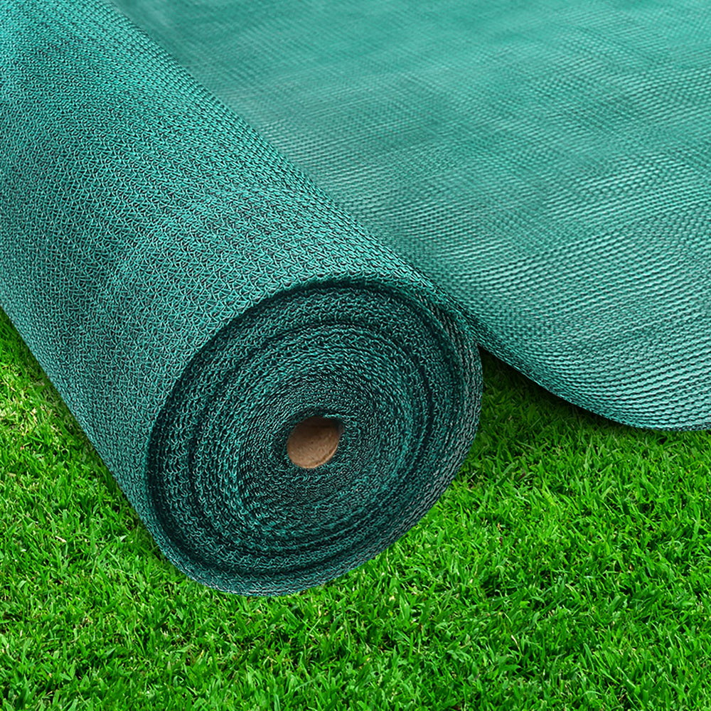 Instahut 30% Shade Cloth 1.83x10m Shadecloth Wide Heavy Duty Green-6