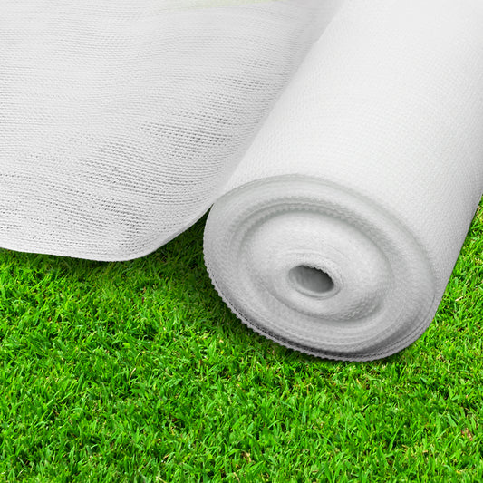 Instahut 50% Shade Cloth 1.83x50m Shadecloth Garden White-0