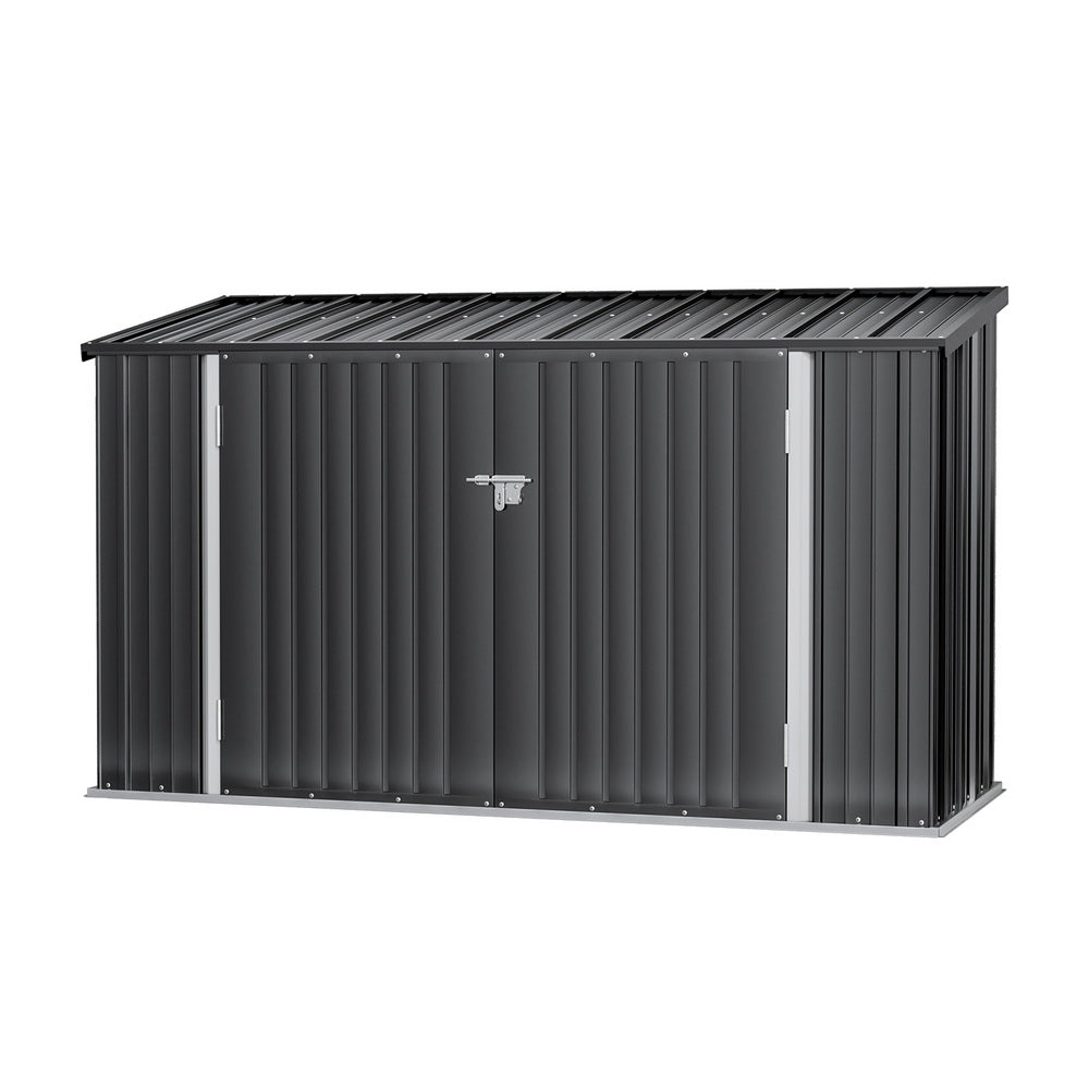 Giantz Garden Shed 2.22x0.91M Bike Sheds Outdoor Storage Tool Workshop House Shelter Double Door-2