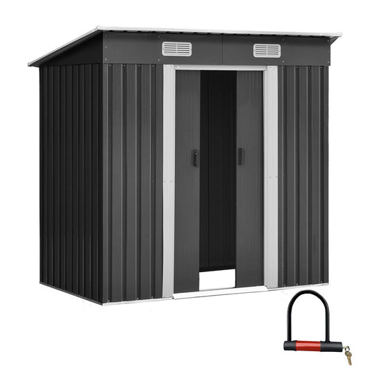 Giantz Garden Shed 1.94x1.21M Sheds Outdoor Storage Workshop House Tool Shelter Sliding Door-0