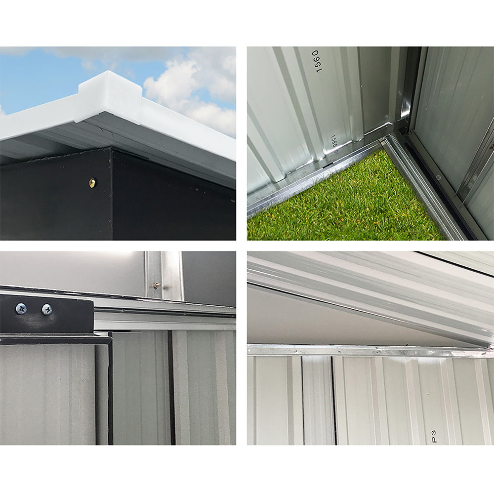 Giantz Garden Shed 1.94x1.21M Sheds Outdoor Storage Workshop House Tool Shelter Sliding Door-6