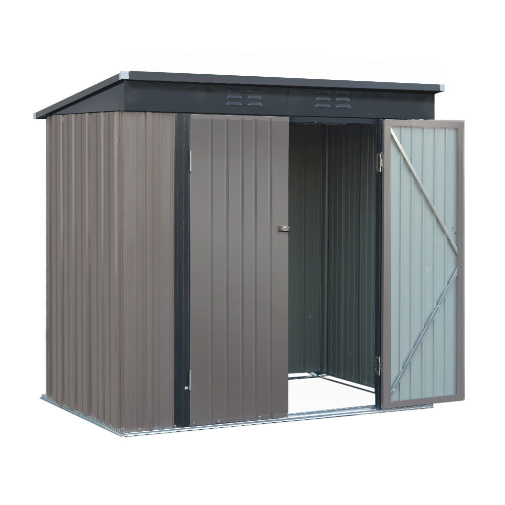 Giantz Garden Shed 1.95x1.31M Sheds Outdoor Storage Steel Workshop House Tool Double Door-0