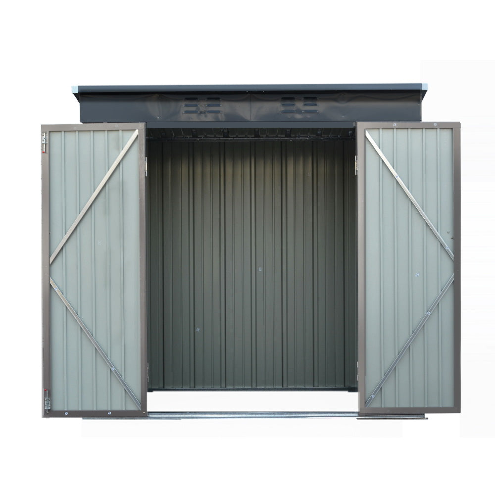 Giantz Garden Shed 1.95x1.31M Sheds Outdoor Storage Steel Workshop House Tool Double Door-2