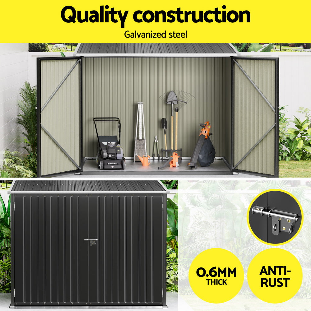 Giantz Garden Shed Sheds Outdoor Storage 2.06x1.96M Tool Workshop House Shelter-3
