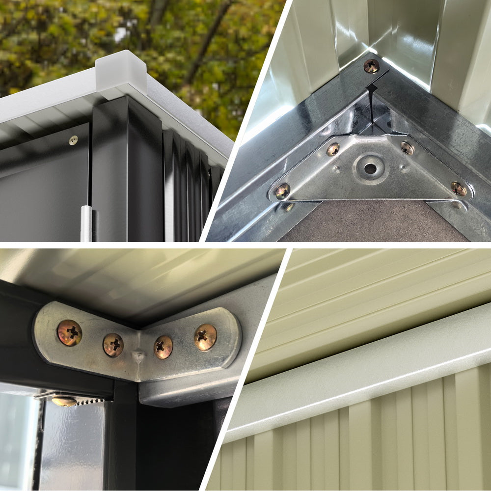 Giantz Garden Shed Sheds Outdoor Storage 2.06x1.96M Tool Workshop House Shelter-5