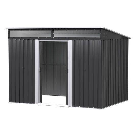 Giantz Garden Shed Outdoor Storage 2.60x1.95M Tool Sheds Workshop House Shelter-0