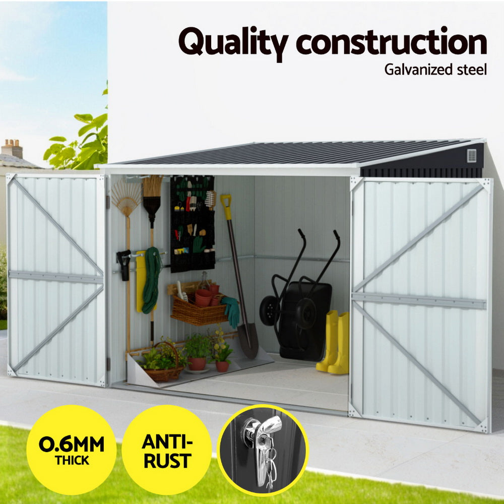 Giantz Garden Shed Sheds Outdoor Storage 2.06x2.03M Tool Workshop House Shelter-3